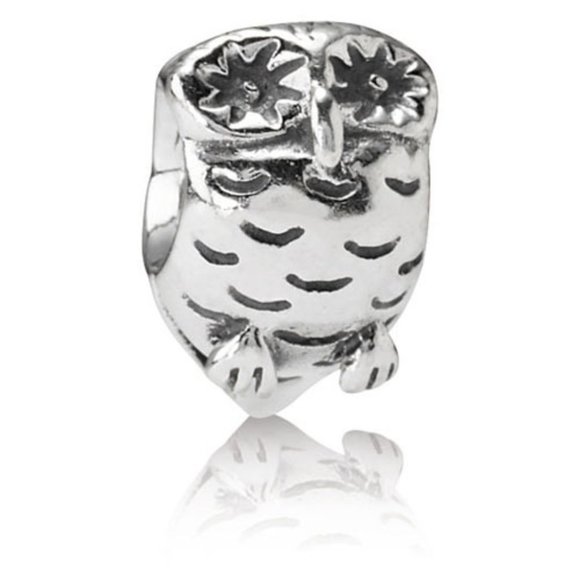 Pandora Sterling Silver Owl Charm - Picture 3 of 3